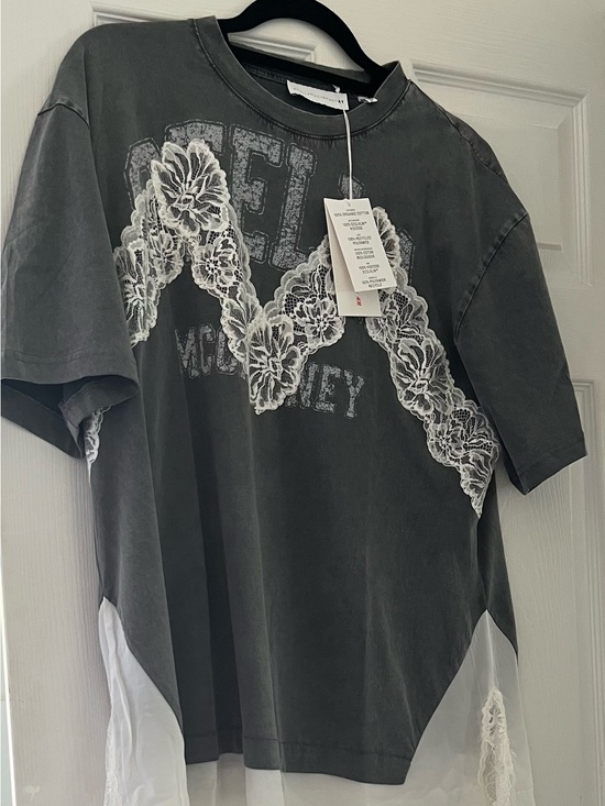 H&M Dresses & Skirts - H&M X Stella McCartney Lace-Trim Midi T-shirt Dress (New with Tags)